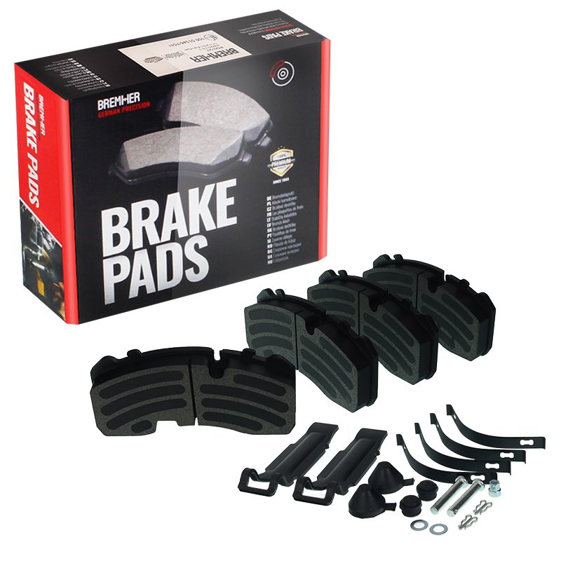 piduri PADS BPW 210, 2X92, 8X30MM