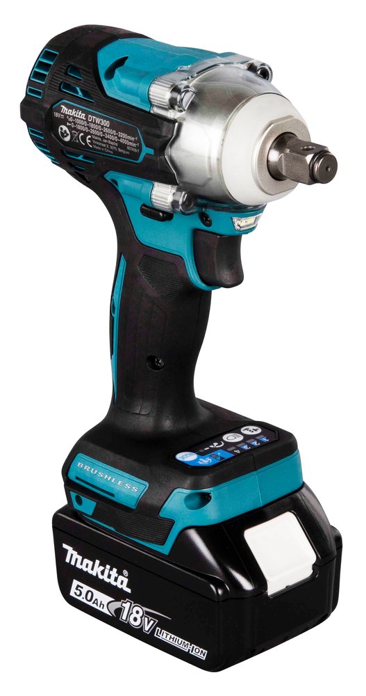 Akulöökmutrikeeraja Makita DTW300RTJ + 2x5,0Ah + kiirlaadija