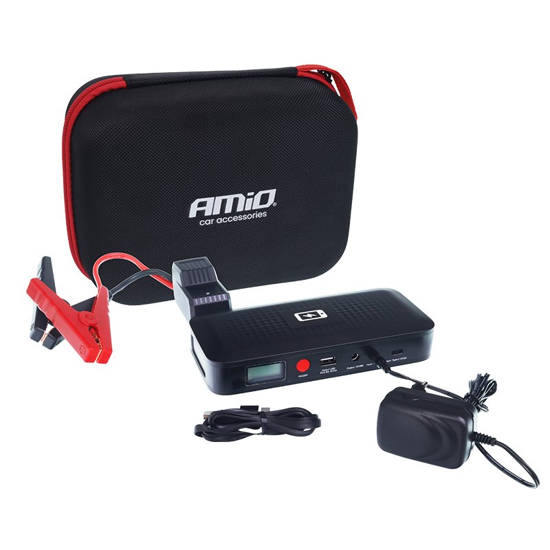 JUMP starter POWER BANK: 12V, 4AH, 800A BOOST, WIRELESS laadija