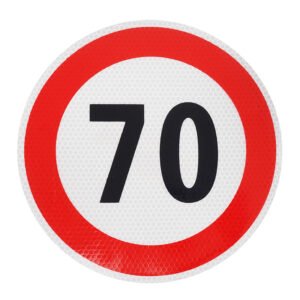 KLEEBIS SPEED LIMIT - 70KM/H FI 200MM