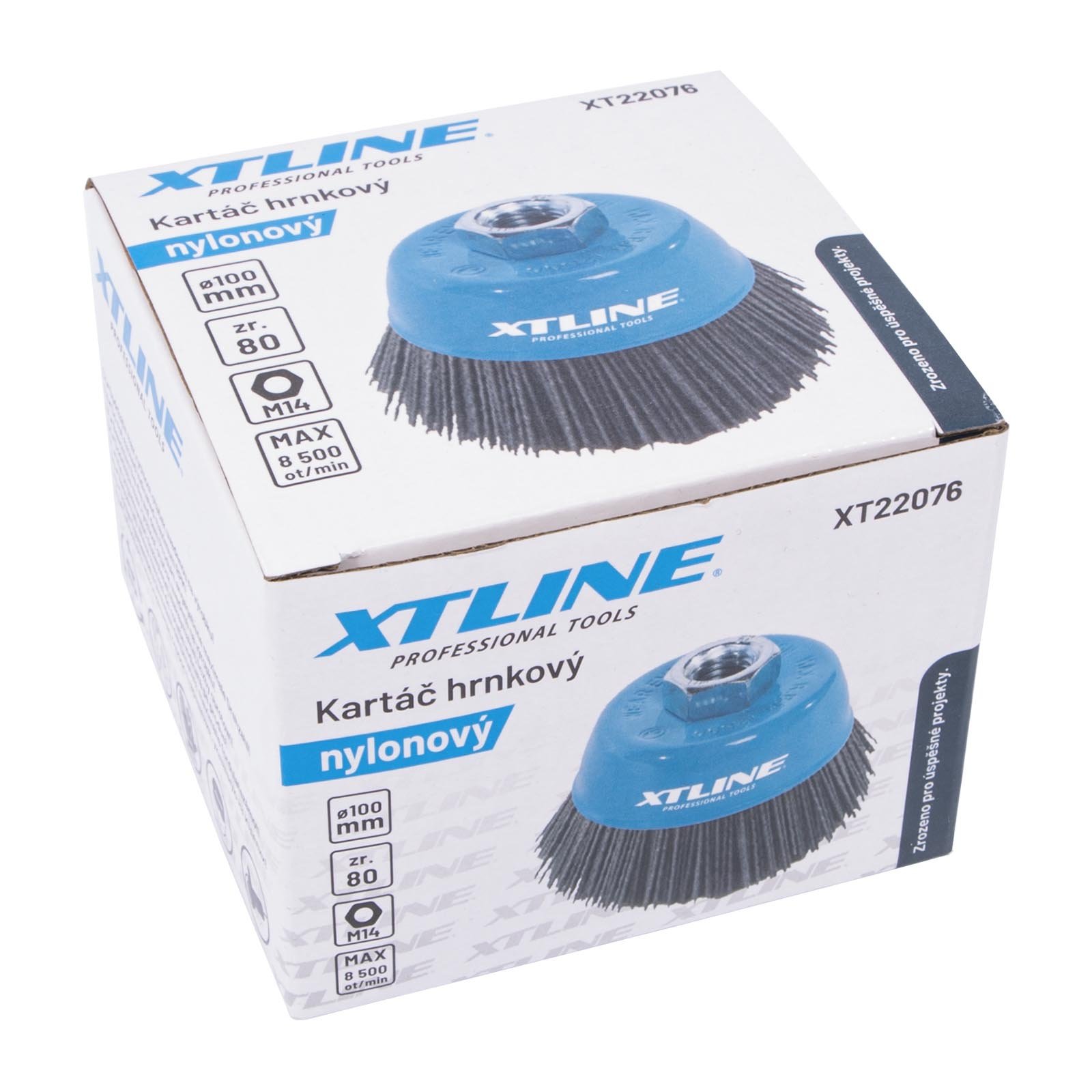 Nailonhari XTline 100mm M14 kinnitusega, karedus 80