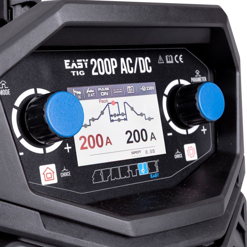 TIG keevitus Spartus EasyTIG 200XP AC/DC Pulse