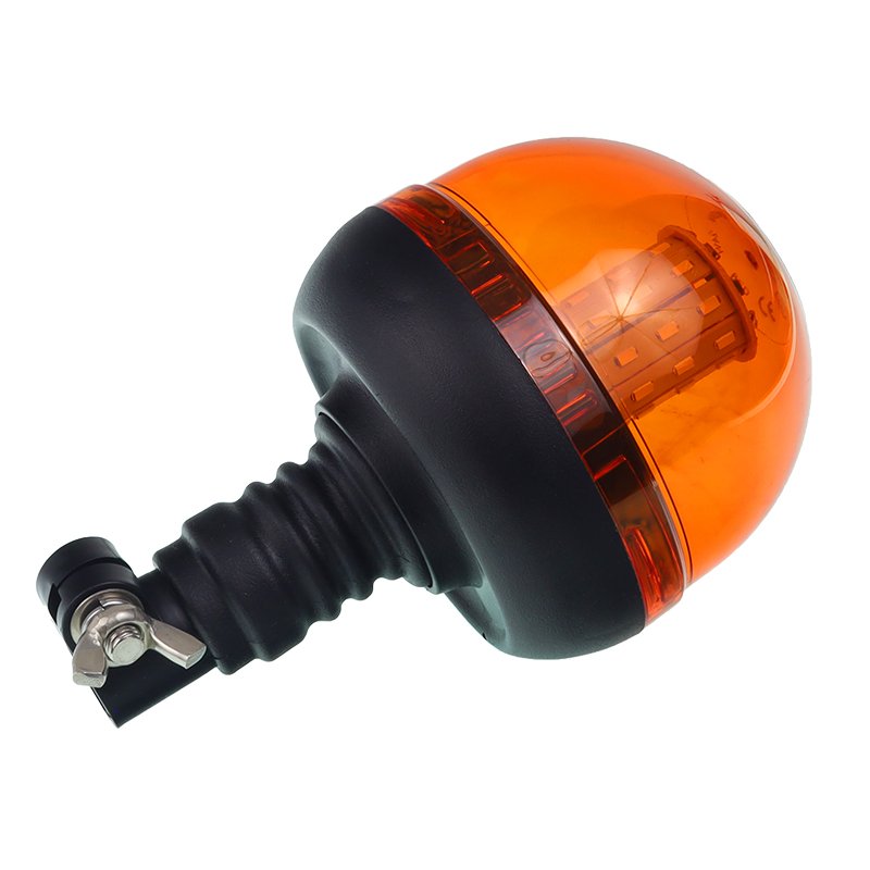 HOIATUSTULE MAJAKAS, PAINDUV KUMMIST TIHVT, 40 LED, 12/24V, ECE R10, 210MM KÕRGUS