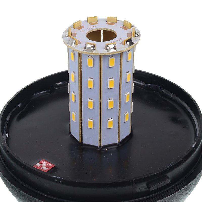 HOIATUSTULE MAJAKAS, PAINDUV KUMMIST TIHVT, 40 LED, 12/24V, ECE R10, 210MM KÕRGUS