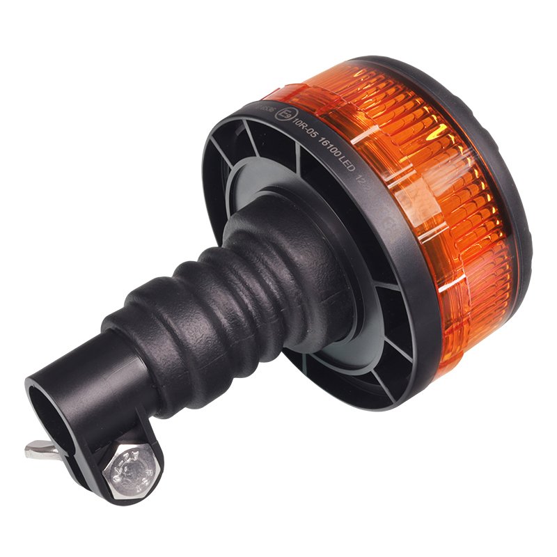 HOIATUSTULE MAJAKAS, PAINDUV KUMMIST TIHVT, 45 LED-i, 12/24V, ECE R10, R65, 155MM KÕRGUS