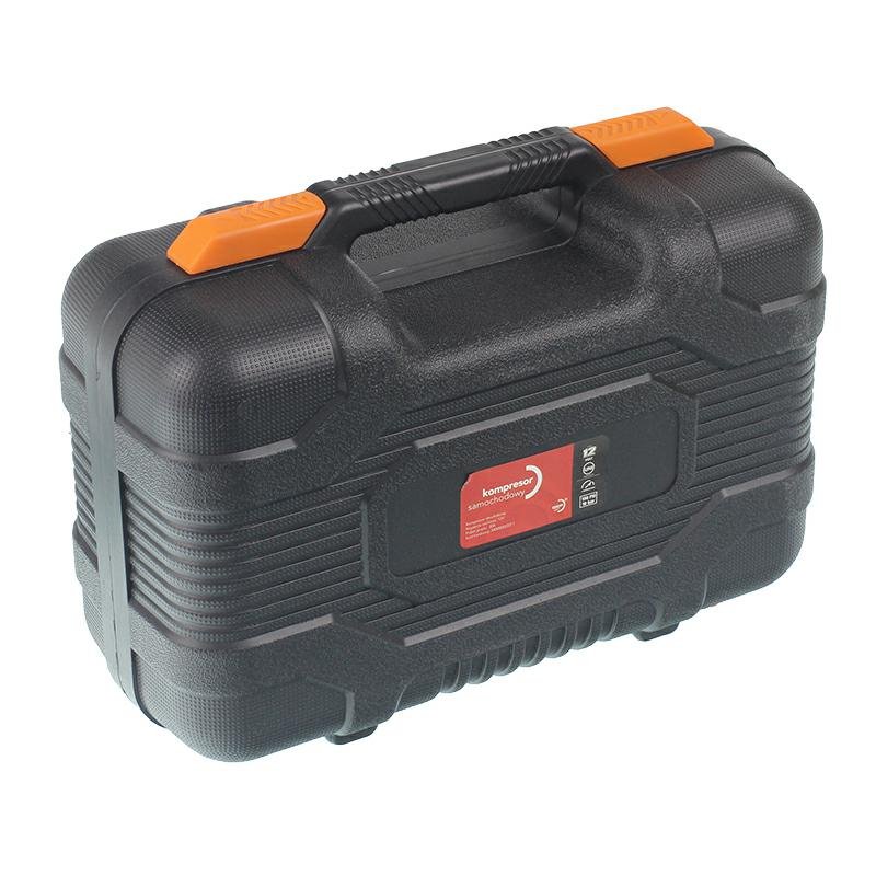 ÕHU kompressor TÄISPUHUMISEKS, 12V, 50L/MIN koos rõhumõõdik KUNI 10BAR/ATM, TOPELTKOLVILINE