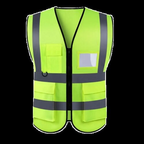 REFLECTIVE VEST - kollane XXL koos POCKETS