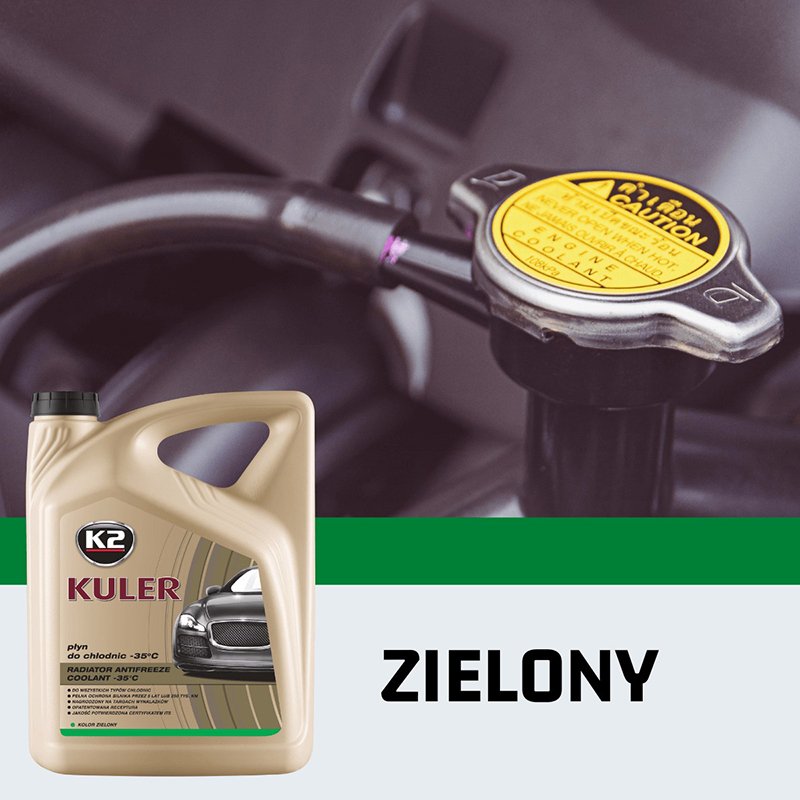 Radiaator ANTIFREEZE COOLANT 5L -35° K2 roheline