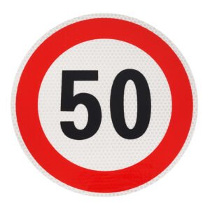 STICKER (LABEL) SPEED LIMIT - 50KM/H FI 200MM