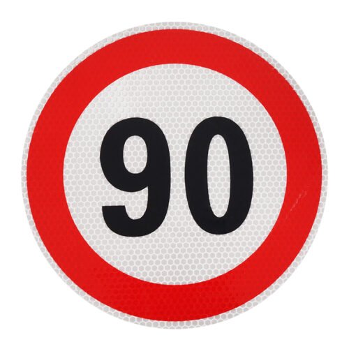 STICKER (LABEL) SPEED LIMIT - 90KM/H FI 200MM
