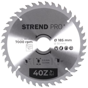 Saeketas Strend Pro TCT 185/40Tx30mm puidule | Tarvikud>Saekettad | STRENDPRO | Trollo.ee | Üle 10 000 toote