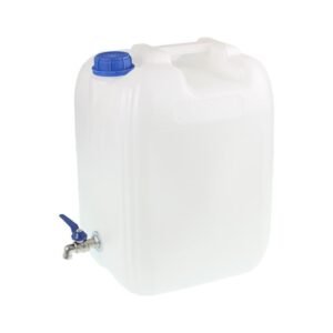 Vesi CONTAINER 20L - valge + metall kraan ilma keere