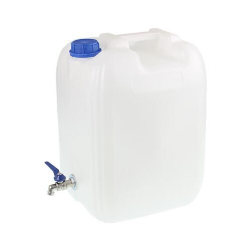 Vesi CONTAINER 20L - valge + metall kraan ilma keere