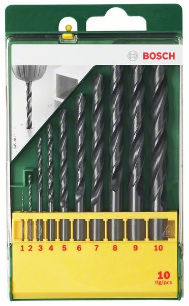 10-osaline HSS-R metallipuuride komplekt