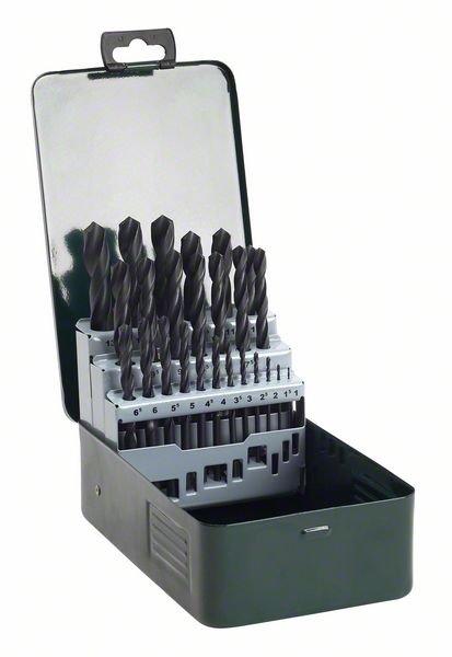 25-osaline HSS-R metallipuuride komplekt