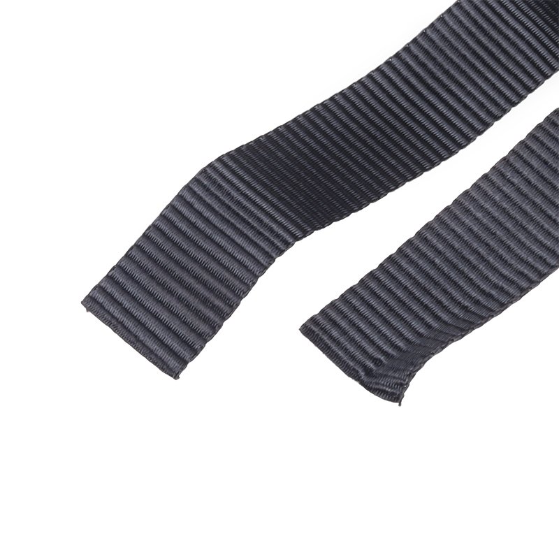 250KG LOAD TIGHTENING BELT - komplekt OF 2x3M BELT, must BELT, kumm COVERED BUCKLE, PACKAGING koos riputi