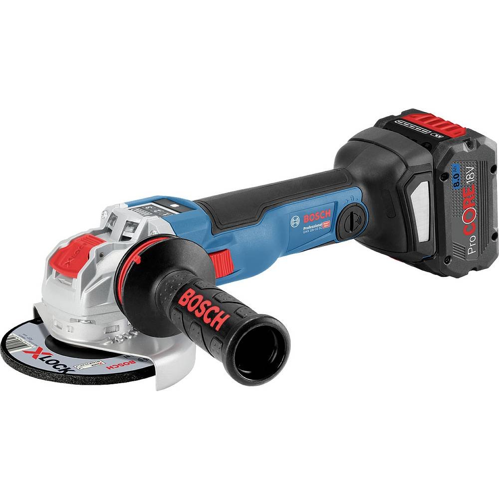 Akunurklihvija Boscj GWX 18V-10 SC (2x5.5Ah ProCORE18V, laadija) + kohver L-Boxx