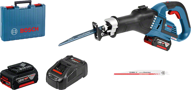 Akuotssaag Bosch GSA 18 V-32 (2x5-0Ah + kiirlaadija)