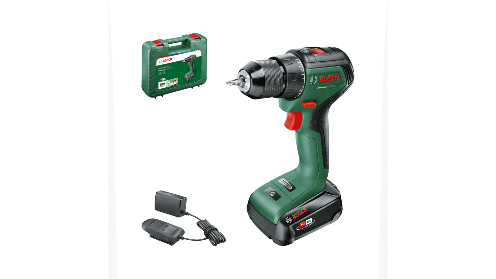 Akutrell Bosch UniversalDrill 18V-60 + aku 1x2,0Ah