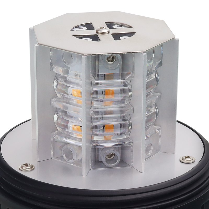 HOIATUSLAMP "ROOSTER" KUMMIST VARRE PAINDUV, 16 LED-i, 12/24V, ECE R10, R65, KÕRGUS 201MM