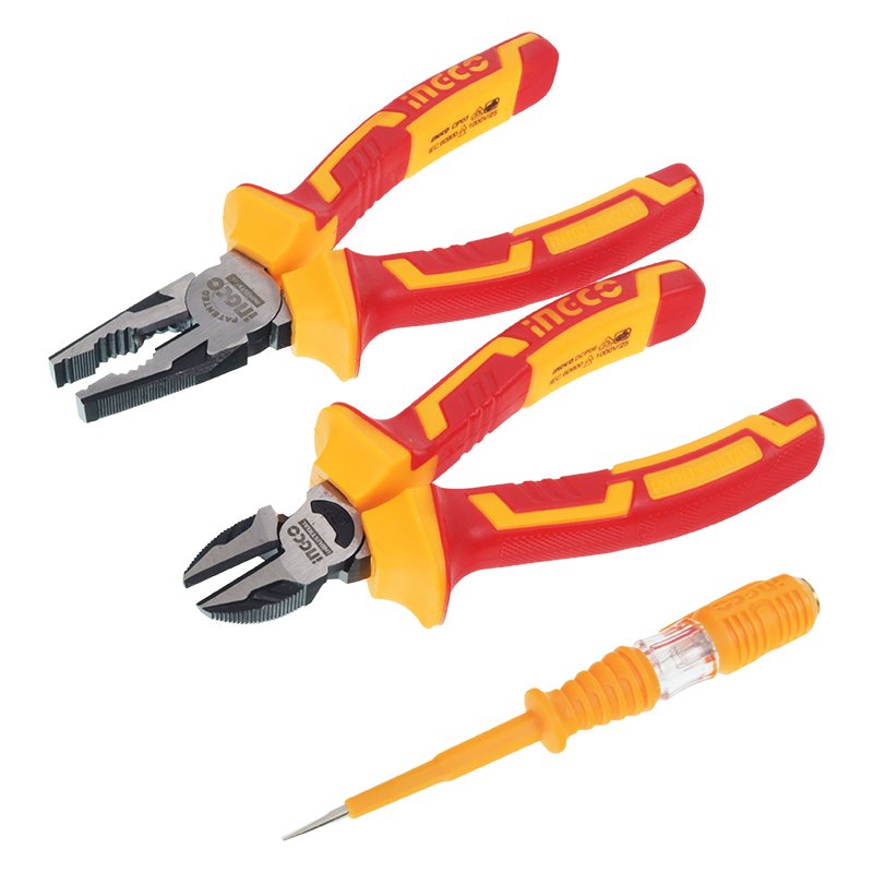 Isoleeritud tööriistakomplekt, 6 tk, SCREWDRIVERS, PLIERS, pingetester