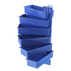 Komplekt OF 6 ROTATING CONTAINERS sinine - 220x90X50/415MM | Garaazitehnika | Hermon | Trollo.ee | Üle 10 000 toote