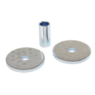 Komplekt OF amortisaator PLATES sobib MAN F90, F2000 CABIN eesmine (WASHER, BUSHINGS)