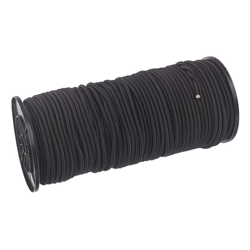 Koormakatte kumm, must, FI 8MM koos kummisüdamik, rull pikkus CA. 200MB