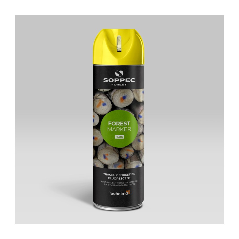 Märkevärv metsatöödeks Soppec FOREST MARKER FLUO 500ml, kollane