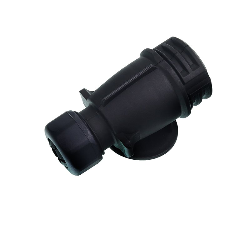 Pistik 13/12V, FOLDABLE plastik, TWISTED CONTACTS