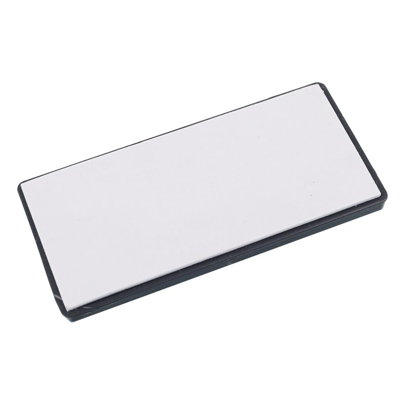 RECTANGULAR REFLECTOR, ADHESIVE, valge, 86x40MM, FRAMED