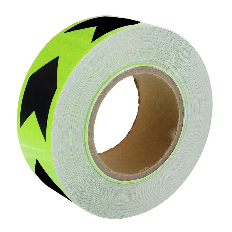 REFLECTIVE ARROW TAPE 25M NEON must