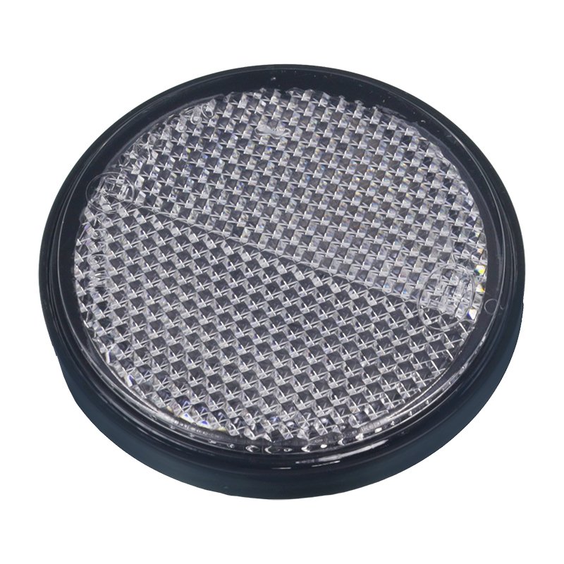 ROUND REFLECTOR, ADHESIVE, valge, DIAMETER 60MM, FRAMED