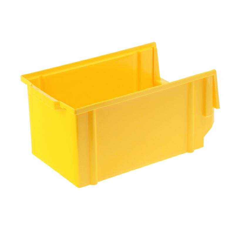 STORAGE BOX TYP1 - 199x135X100MM kollane - LOAD LIMIT 2KG - PP