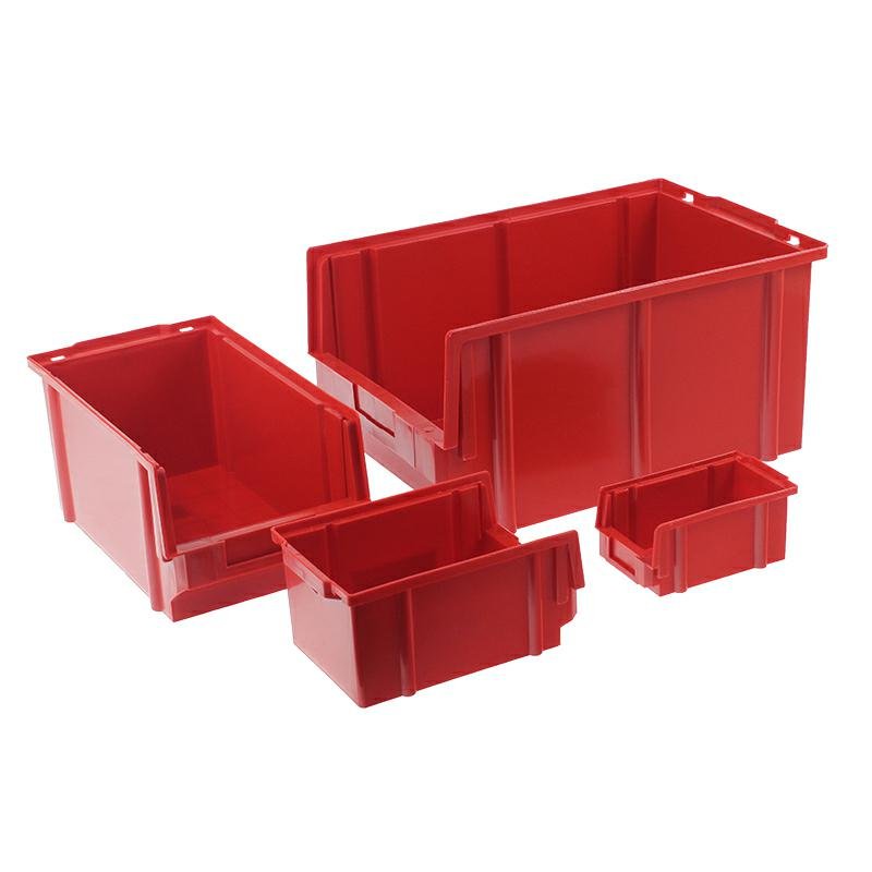 STORAGE BOX tüüp 0 - 149x89X69MM punane - LOAD võime 1KG - PP