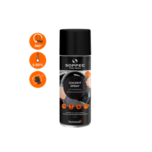 Salongi puhastusvahend Soppec COCPIT SPRAY 400ml | Puhastusseadmed>Pesuained | Soppec | Trollo.ee | Üle 10 000 toote
