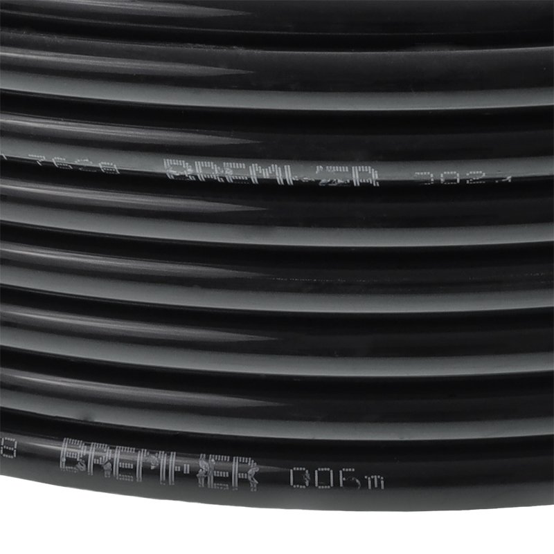 TEKALAN voolik DIAMETER 4 mm, WALL 1.0 mm, must, rull 25 m, PA12