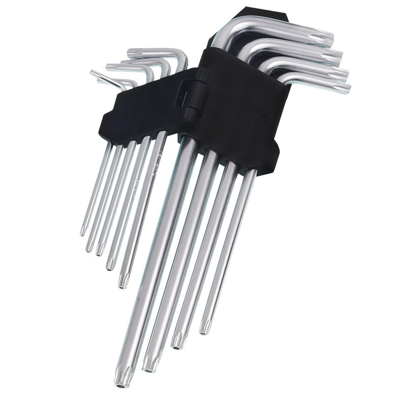 TORX ALLENI MUTRIVÕTME KOMPLEKT, PIKK, 9-OSALINE