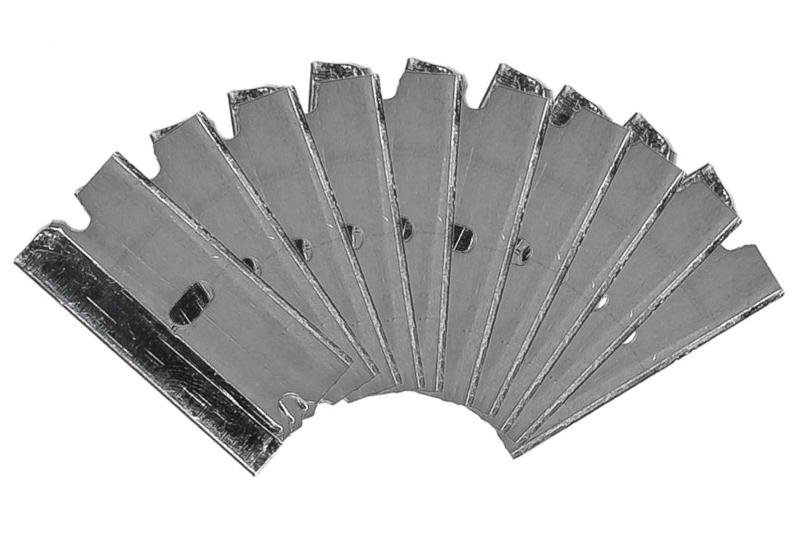 Varuterad klaasiraspel/kraabitsale METAL 10tk/pakendis