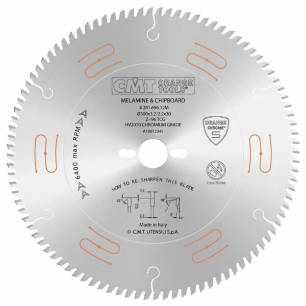 Saeketas Laminaatplaadile 160x2.2/1,6x20mm Z48 a=4° TCG INDU, CMT