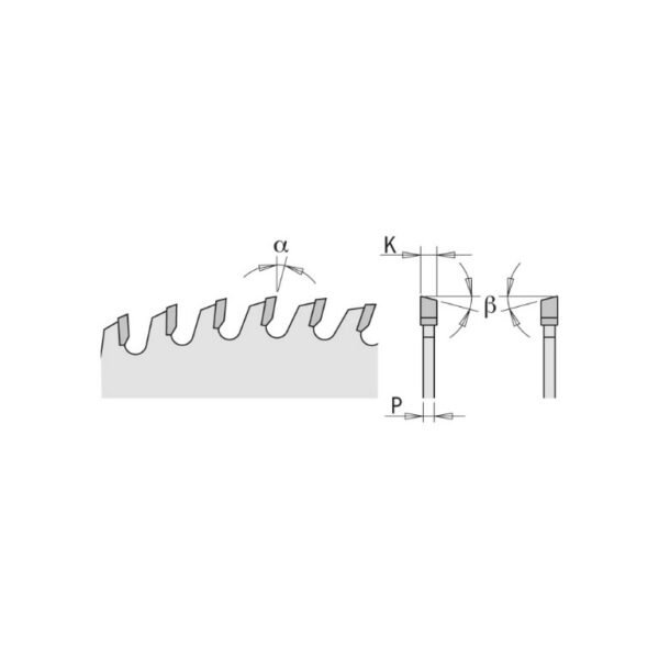 Saeketas puidule Industrial HM 300x3,2/2,2x30mm Z96 a=5° b=15° ATB, CMT