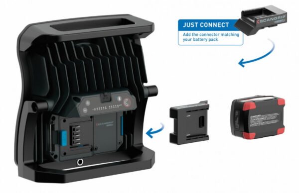 CONNECT adapter, BOSCH  BLUE 18V akudele, Scangrip