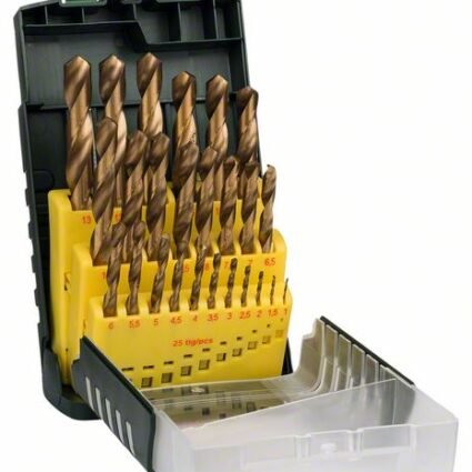 25-osaline HSS-TiN-metallipuuride komplekt 1-13mm | Tarvikud>Puurid>Metallipuurid | Bosch | Trollo.ee | Üle 10 000 toote
