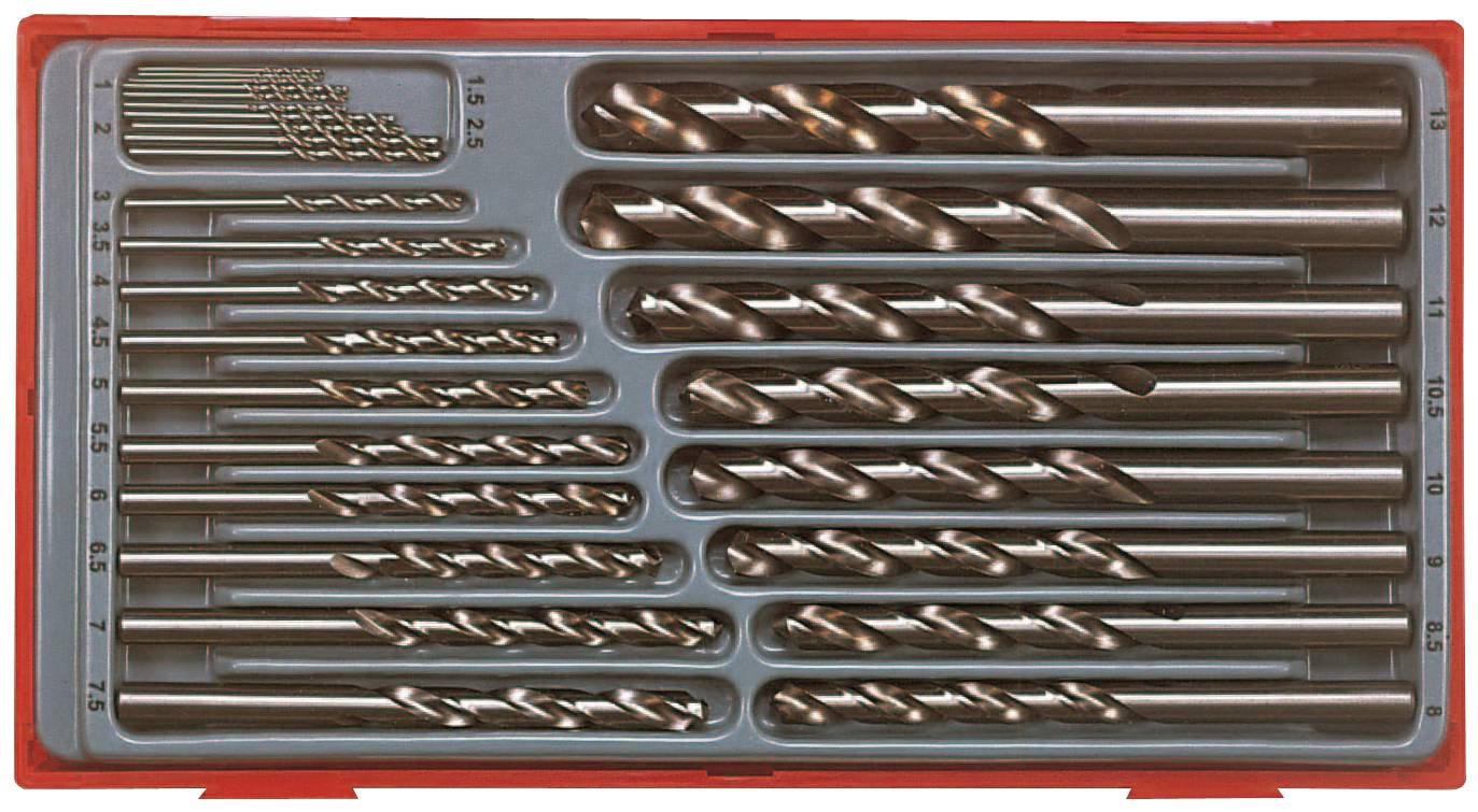 28osaline spiraalpuurikomplekt Teng Tools TTDB028