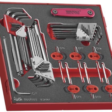 42osaline TX- ja kuuskantvõtmete komplekt. Teng Tools TEDHT42 | Käsitööriistad>Torx -ja kuuskantvõtmed | Teng Tools | Trollo.ee | Üle 10 000 toote