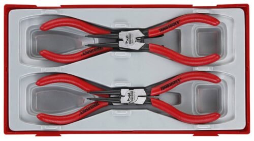 4osaline stopperrõngatangide komplekt sise- ja välisrõngastele Teng Tools TT474-5