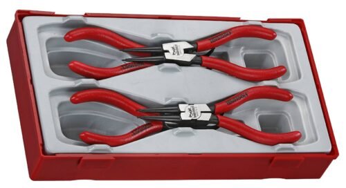 4osaline stopperrõngatangide komplekt sise- ja välisrõngastele Teng Tools TT474-5