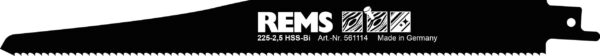 Otssaeterad REMS 225-2,5 HSS-Bi – 3tk