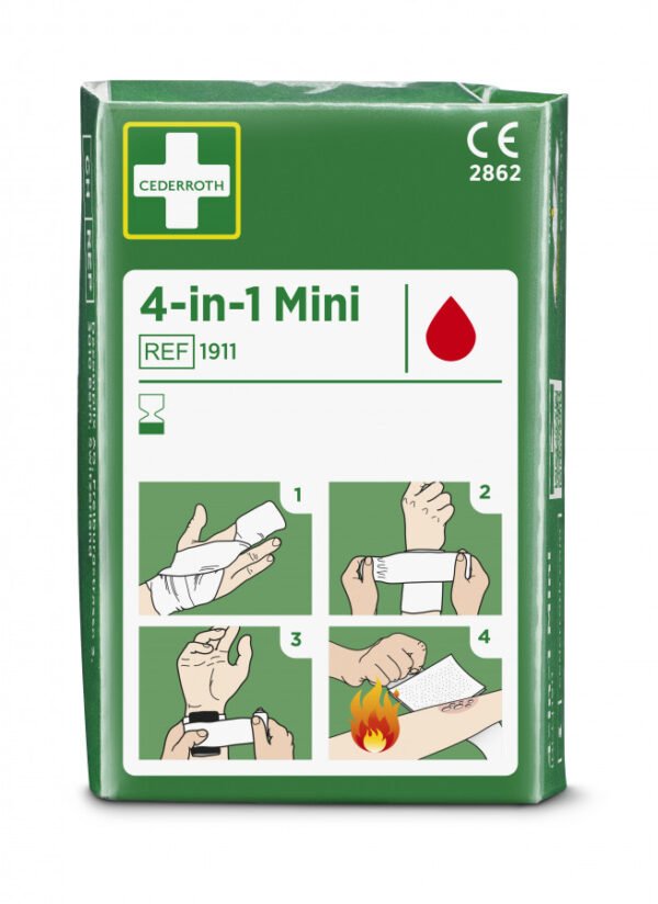 Sidemepakend 4-in-1 Mini, steriilne 6cm x 3m, Cederroth