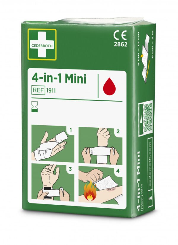 Sidemepakend 4-in-1 Mini, steriilne 6cm x 3m, Cederroth